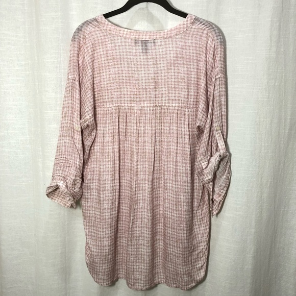 NINE WEST JEANS  blush pink blouse - Picture 8 of 8